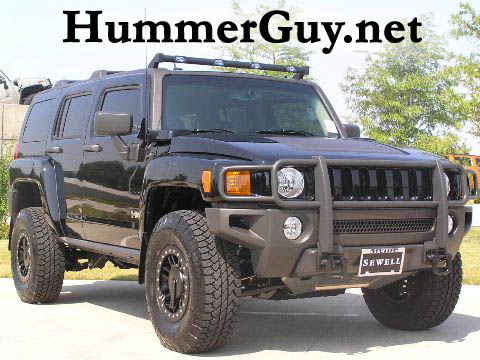 Hummer H3 Black On Black. Black-Out Hummer H3