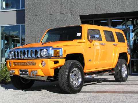 Lamborghini Orange 2006 Hummer