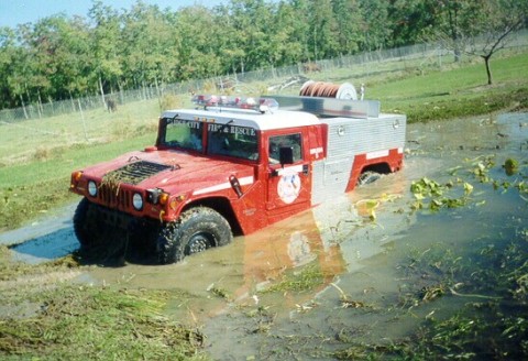 hummer fire truck