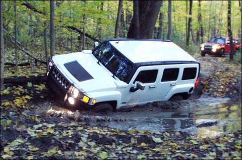 hummer off roading