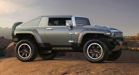 The Hummer HX appear in Transformers 2