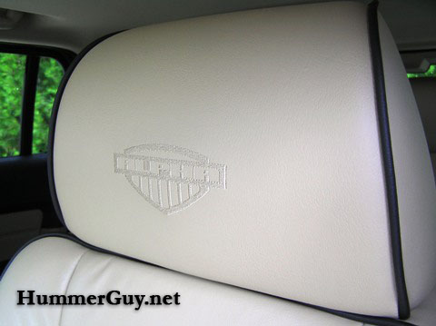 2008 Hummer H3 Alpha Embroidered Headrest