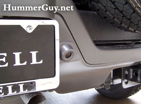 Hummer H3 Backup Camera Bumper