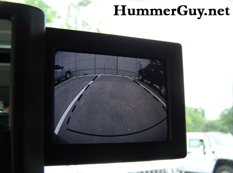 Hummer H3 Reverse Camera Monitor