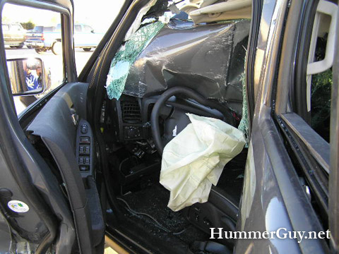 2008 Hummer H3 Crash Drivers Airbag