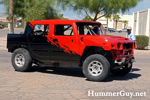 2008 Hummer H2 SUT Paint Baja 1000 race truck