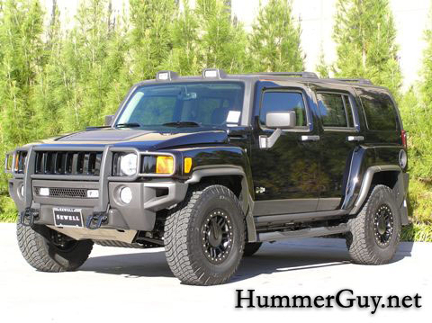 Custom Hummer H3 Black Out