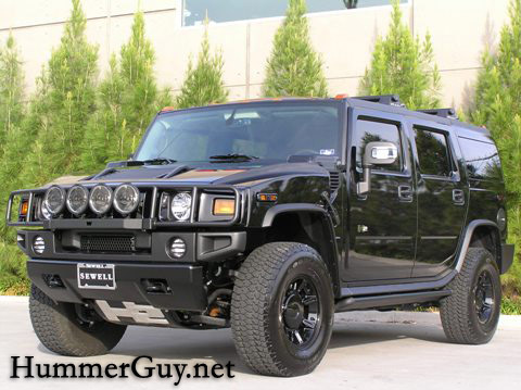 Black Custom Hummer H2