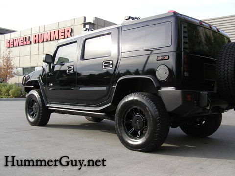 2007 Hummer H2 Black Custom