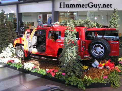 Holiday Custom Red Hummer H3