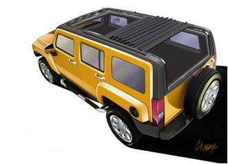 Convertible Hummer H3