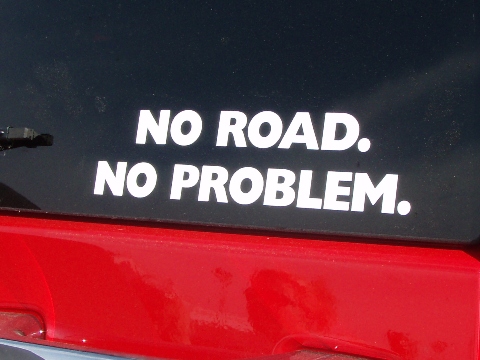 No Road No Problem Hummer