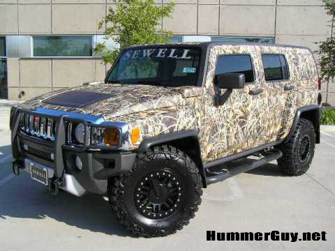 2008 Camouflage Hummer H3