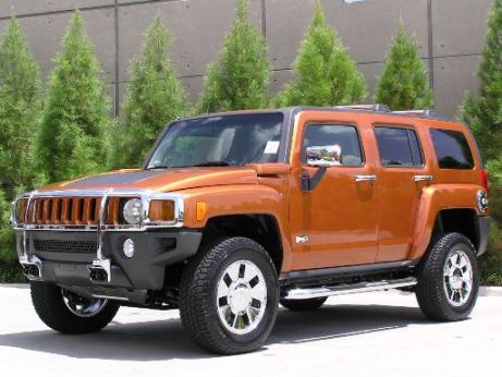 Desert Orange Hummer H3X