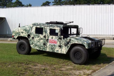 Digital Camouflage Humvee