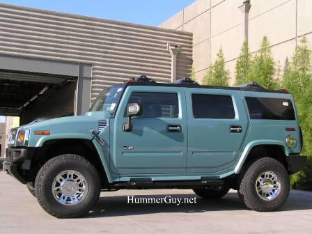 2007 Hummer H2 Glacier Blue