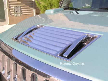 Glacier Blue 2007 Hummer H2 Hood