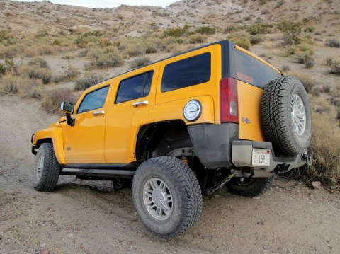 2006 Yellow Hummer H3 Four Wheeler