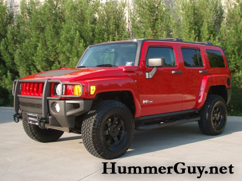 Hummer H3 Tactical Edition Red
