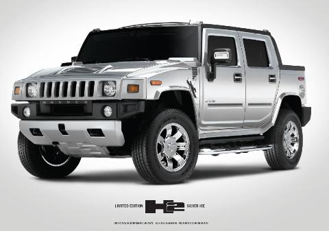 2008 Hummer H2 Limited Edition Silver Ice