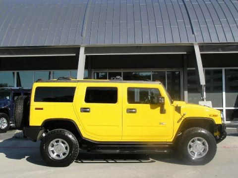 2007 Yellow Hummer H2