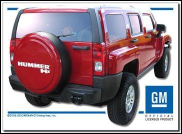 Hummer GM Tire Cover Boomerang