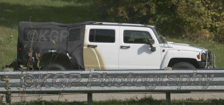 Hummer H3T Spy Shot