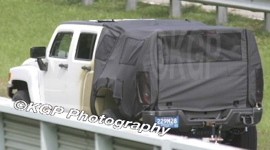 Hummer H3T Spy Shot