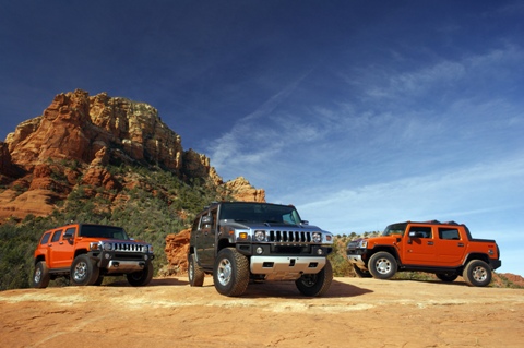 2008 Hummer Lineup H2 H3 SUT