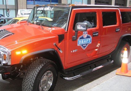 Chris Long 2008 HUMMER H2 NFL Draft