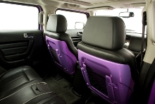 Lilac HUMMER H3 Middle East Interior
