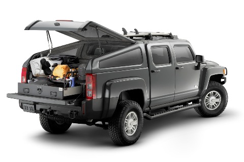 2009 HUMMER H3T Kite Boarding