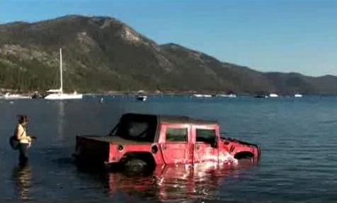 Hummer H1 Plane Lake Tahoe