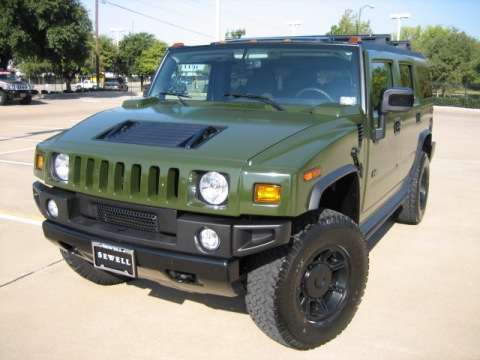 2007 Army Green HUMMER H2