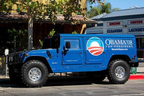 Barack Obama HUMMER H1