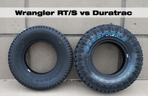 2009 HUMMER H3 Goodyear DuraTrac RT/S Comparison