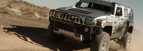 Team HUMMER and Rod Hall Racing Unofficial Winners of Two Baja 1000 Classes